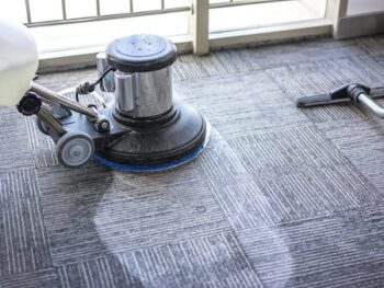 Floor Care With Machine